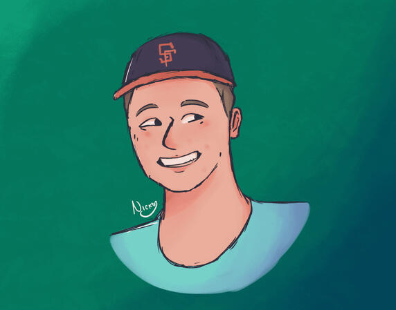 semi-realistic portrait sketch! (2022)