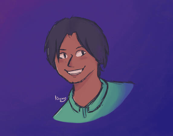 semi-realistic portrait sketch! (2022)