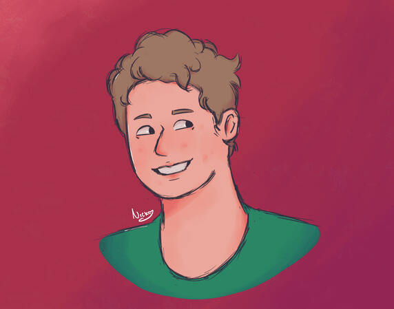 semi-realistic portrait sketch! (2022)